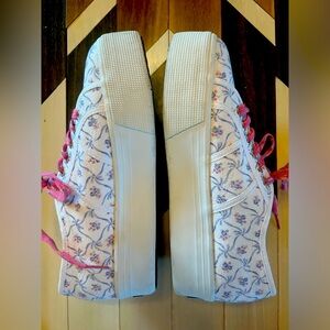 Superga x loveshack fancy trendy platform tennis shoes